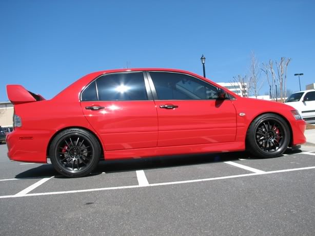 photo 3 Mitsubishi Lancer Evolution custom wheels Konig Runaway 18x9.0, ET +30, tire size 245/40 R18. x ET