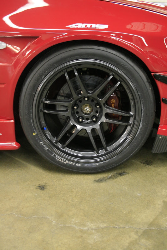 photo 2 Mitsubishi Lancer Evolution custom wheels AME TM02 18x10.0, ET +15, tire size 275/35 R18. x ET 