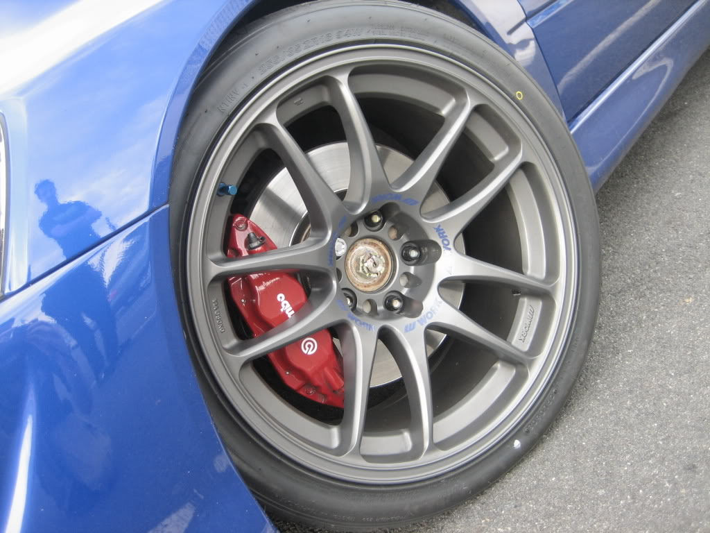 photo 3 Mitsubishi Lancer Evolution custom wheels Work  18x9.5, ET +20, tire size 255/35 R18. 18x9.5 ET+30 