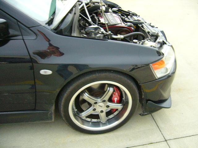 photo 3 Mitsubishi Lancer Evolution custom wheels TSW Thruxton 18x8.0, ET , tire size 235/40 R18. x ET