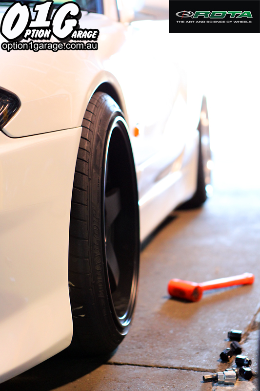 photo 2 Nissan S15 custom wheels Rota P45R2 18x9.5, ET +20, tire size 225/40 R18. 18x10.0 ET+15