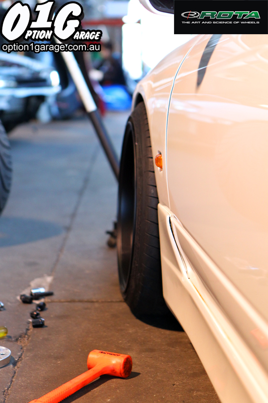 photo 3 Nissan S15 custom wheels Rota P45R2 18x9.5, ET +20, tire size 225/40 R18. 18x10.0 ET+15