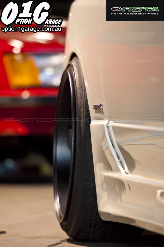 photo 4 Nissan S15 custom wheels Rota P45R2 18x9.5, ET +20, tire size 225/40 R18. 18x10.0 ET+15