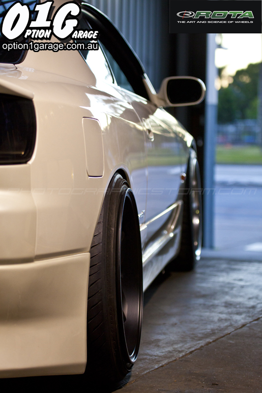 photo 6 Nissan S15 custom wheels Rota P45R2 18x9.5, ET +20, tire size 225/40 R18. 18x10.0 ET+15