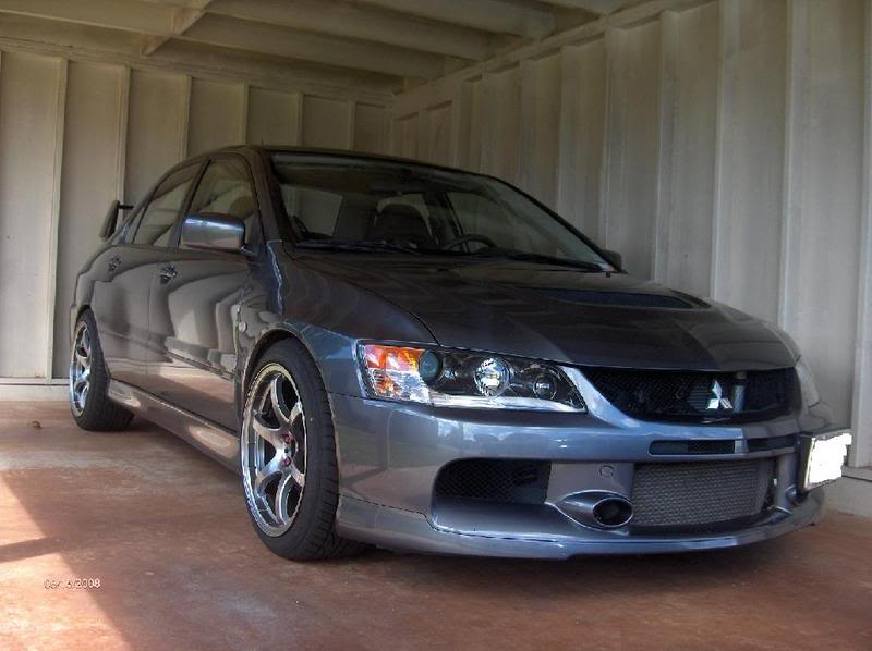 photo 1 Mitsubishi Lancer Evolution custom wheels Gramlights 57Maximum 18x9.5, ET +22, tire size 245/40 R18. x ET