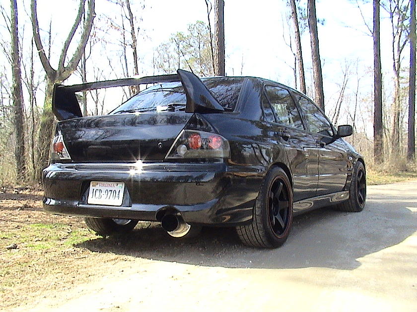 photo 1 Mitsubishi Lancer Evolution custom wheels Rota P45 17x9.5, ET +30, tire size 255/40 R17. x ET 