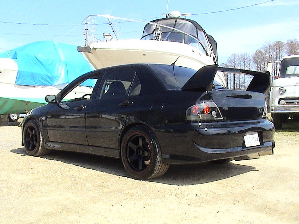 photo 2 Mitsubishi Lancer Evolution custom wheels Rota P45 17x9.5, ET +30, tire size 255/40 R17. x ET 