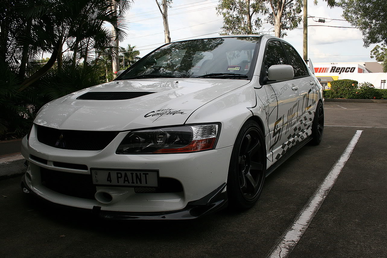 photo 1 Mitsubishi Lancer Evolution custom wheels Rota Grid 18x9.5, ET +20, tire size 245/35 R18. x ET