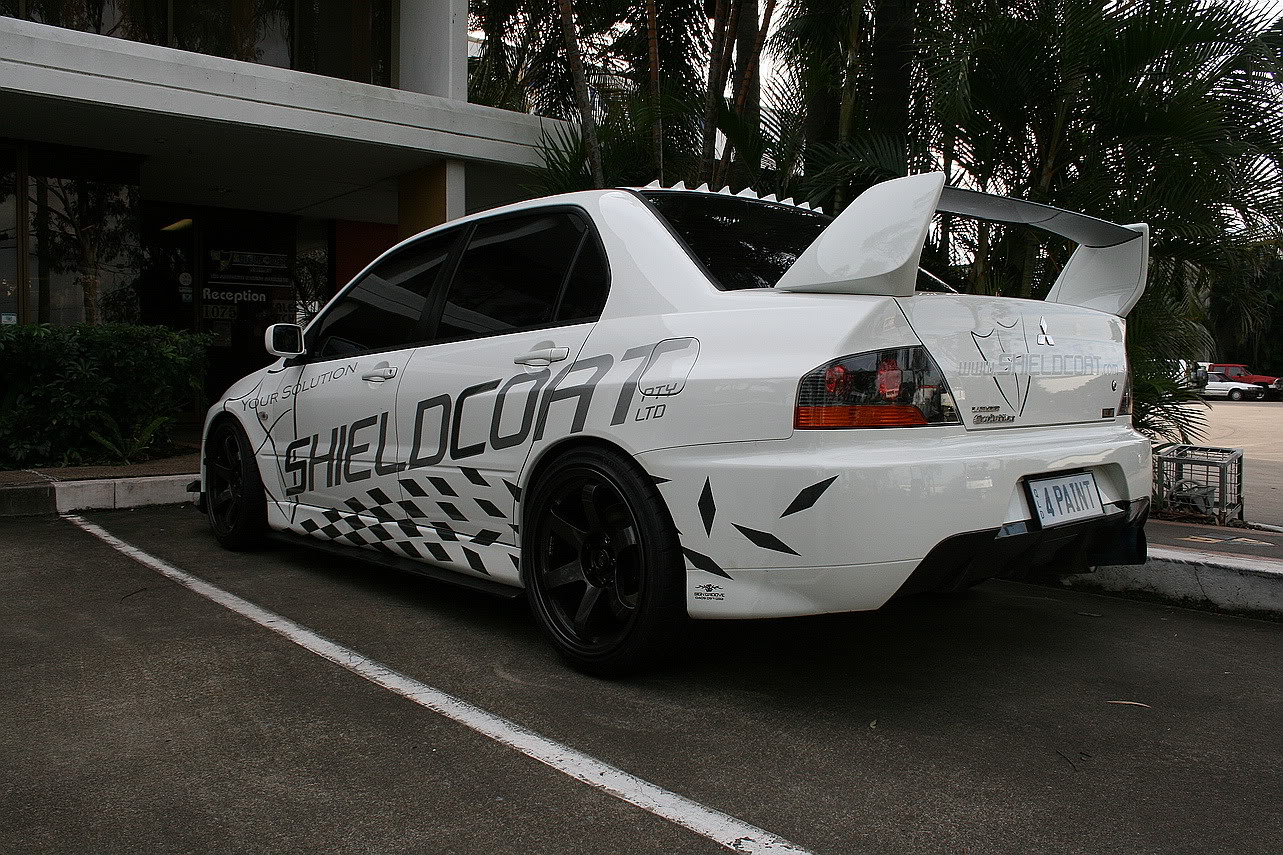 photo 3 Mitsubishi Lancer Evolution custom wheels Rota Grid 18x9.5, ET +20, tire size 245/35 R18. x ET
