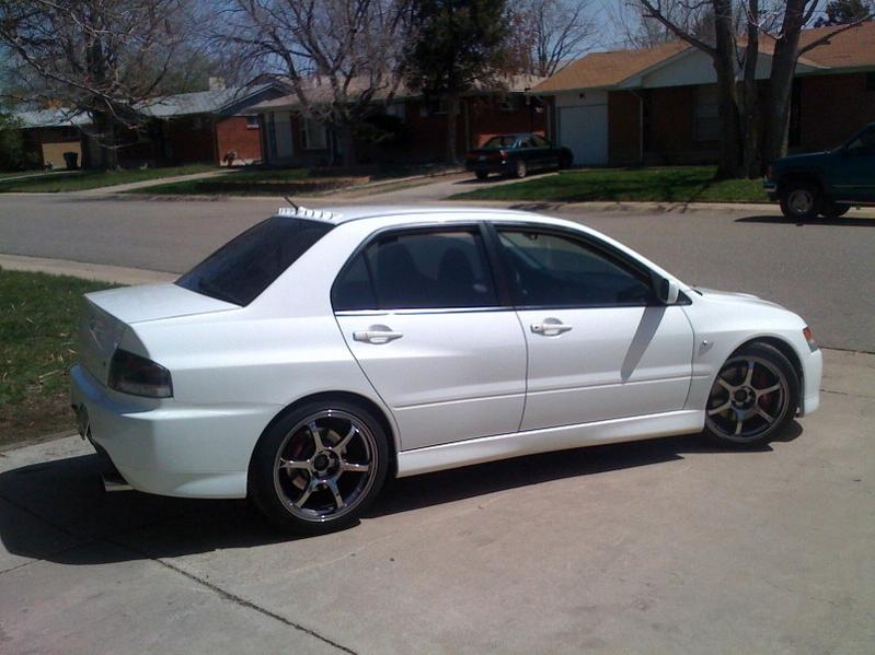 photo 2 Mitsubishi Lancer Evolution custom wheels Advan RGII 18x9.0, ET +35, tire size 245/40 R18. x ET