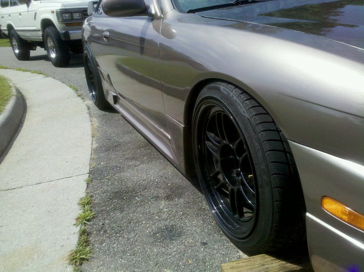 photo 3 Nissan S14 custom wheels enkie rpf1 17x9.0, ET +22, tire size 235/40 R17. 18x10.5 ET+15 255/40 R18