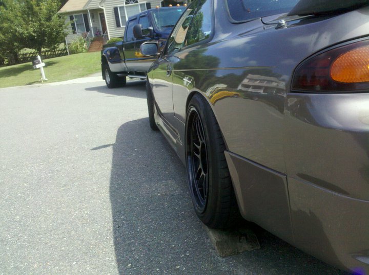 photo 6 Nissan S14 custom wheels enkie rpf1 17x9.0, ET +22, tire size 235/40 R17. 18x10.5 ET+15 255/40 R18