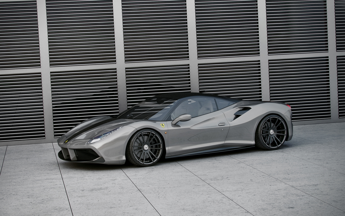 photo 3 Ferrari 488 GTB custom wheels F.I.W.E.  21x9.0, ET , tire size 245/30 R21. 21x12.5 ET 345/25 R21