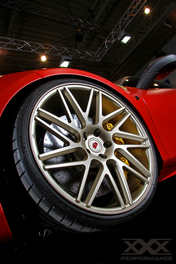 photo 4 Ferrari 488 GTB custom wheels Vossen VPS-315T 21x9.0, ET , tire size 245/30 R21. 21x12.5 ET 325/35 R21