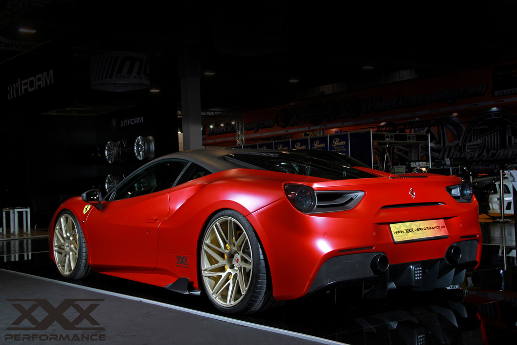 photo 2 Ferrari 488 GTB custom wheels Vossen VPS-315T 21x9.0, ET , tire size 245/30 R21. 21x12.5 ET 325/35 R21