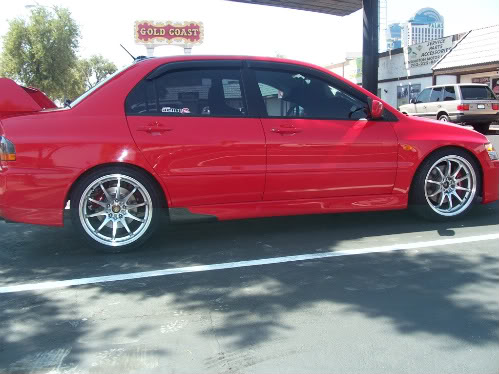 photo 1 Mitsubishi Lancer Evolution custom wheels Rota DPT 18x10.0, ET +35, tire size 255/35 R18. x ET