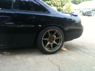 photo 1 Nissan S14 custom wheels MBMotoring Battle 17x9.5, ET +22, tire size 215/45 R17. 17x9.5 ET+12 225/45 R17