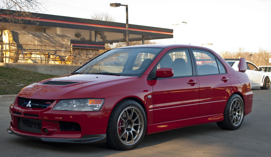 photo 1 Mitsubishi Lancer Evolution custom wheels WedsSport TC 105N 17x9.5, ET +32, tire size 255/40 R17. x ET