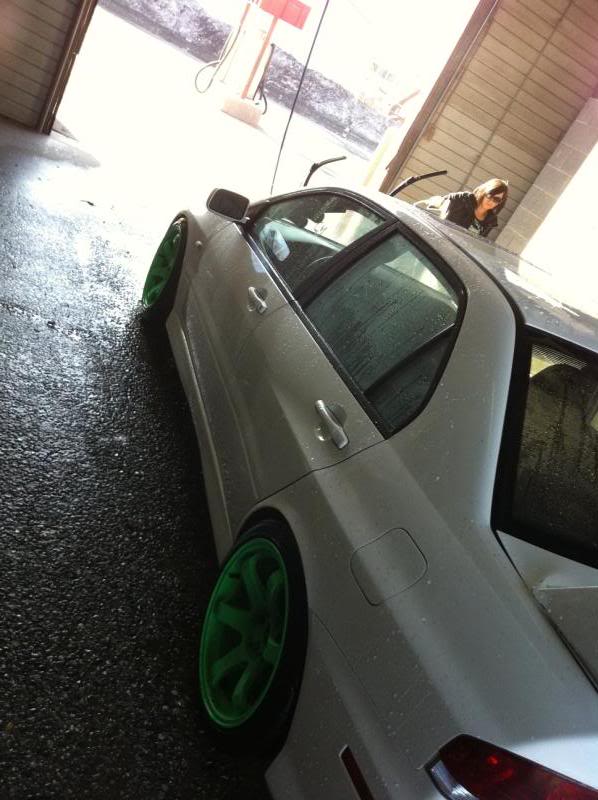 photo 2 Mitsubishi Lancer Evolution custom wheels Rota Grid 18x9.5, ET +20, tire size 245/40 R18. x ET