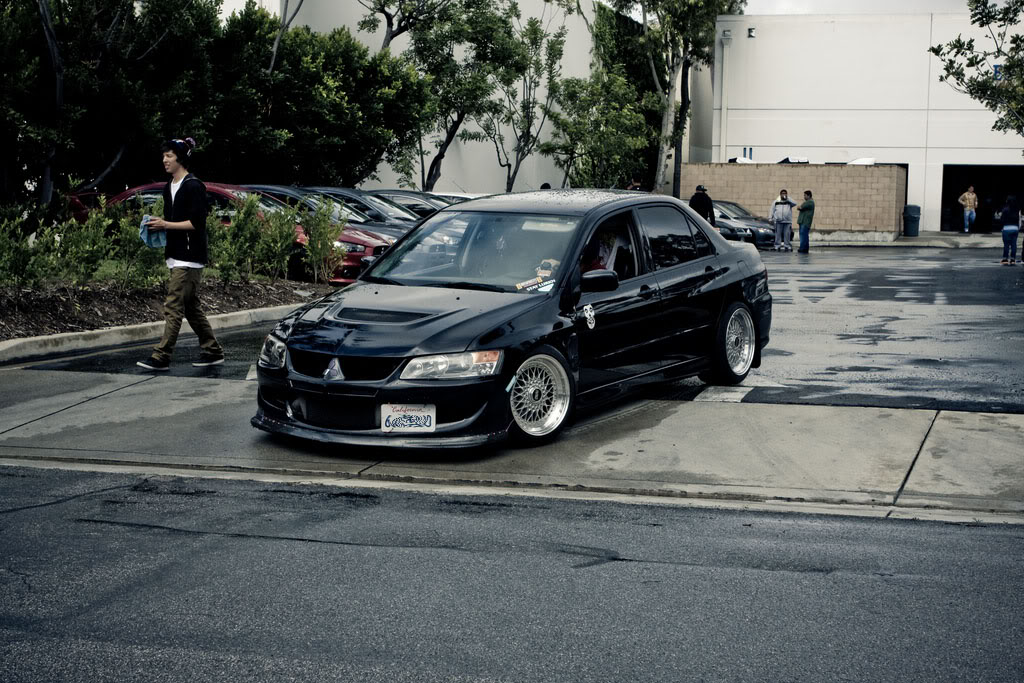 photo 1 Mitsubishi Lancer Evolution custom wheels bbs rs 17x10.0, ET +15, tire size 245/40 R17. x ET