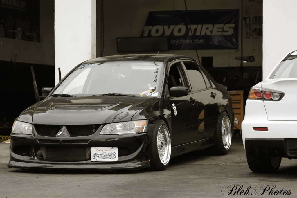 photo 2 Mitsubishi Lancer Evolution custom wheels bbs rs 17x10.0, ET +15, tire size 245/40 R17. x ET
