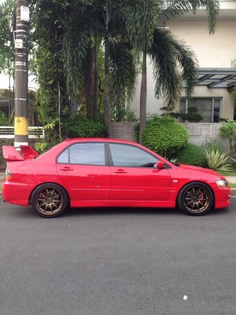 photo 1 Mitsubishi Lancer Evolution custom wheels Volk Racing CE28N 18x9.5, ET +28, tire size 265/35 R18. x ET
