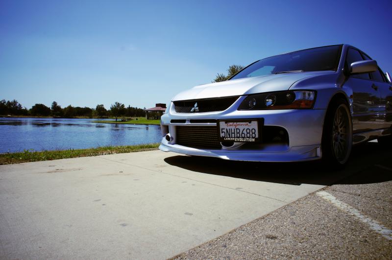 photo 4 Mitsubishi Lancer Evolution custom wheels Volk Racing RE30 18x9.5, ET +22, tire size 255/35 R18. x ET