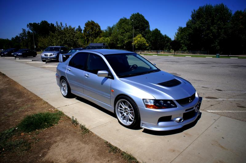 photo 1 Mitsubishi Lancer Evolution custom wheels Volk Racing RE30 18x9.5, ET +22, tire size 255/35 R18. x ET