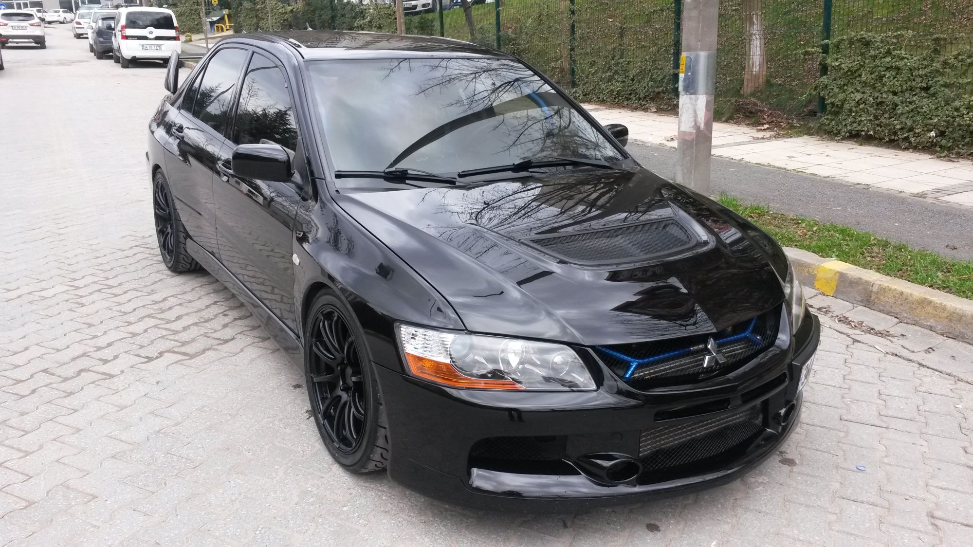 photo 2 Mitsubishi Lancer Evolution custom wheels Advan RSII 18x8.5, ET +31, tire size 235/40 R18. x ET