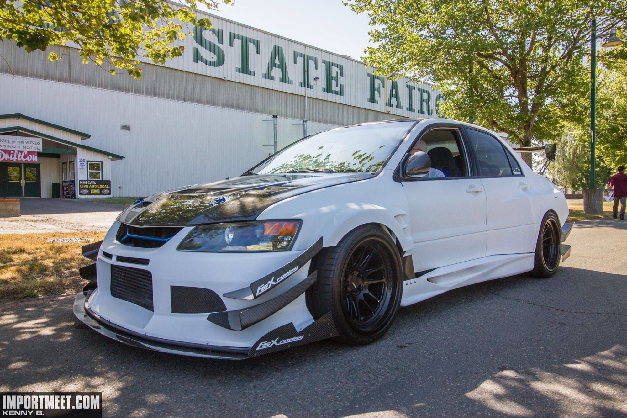 photo 1 Mitsubishi Lancer Evolution custom wheels   18x11.0, ET , tire size 295/ R18. x ET