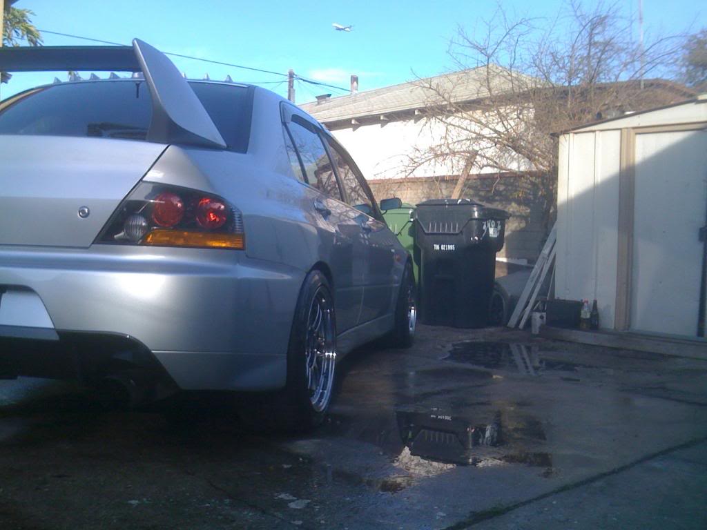 photo 1 Mitsubishi Lancer Evolution custom wheels   17x10.0, ET +18, tire size X R17. 17x10.0 ET+38