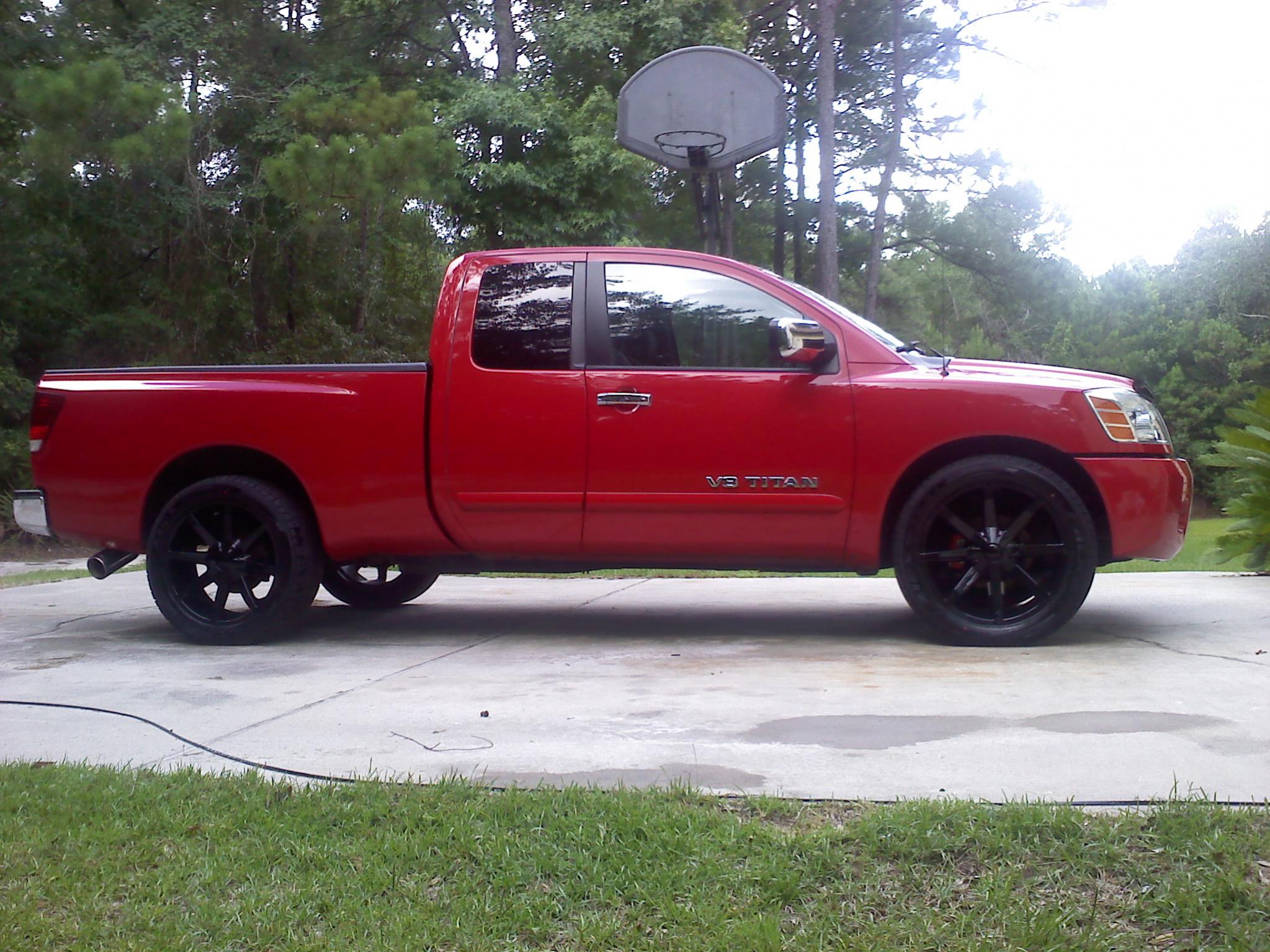 photo 1 Nissan Titan custom wheels KMC  22x, ET , tire size 305/45 R22. x ET 