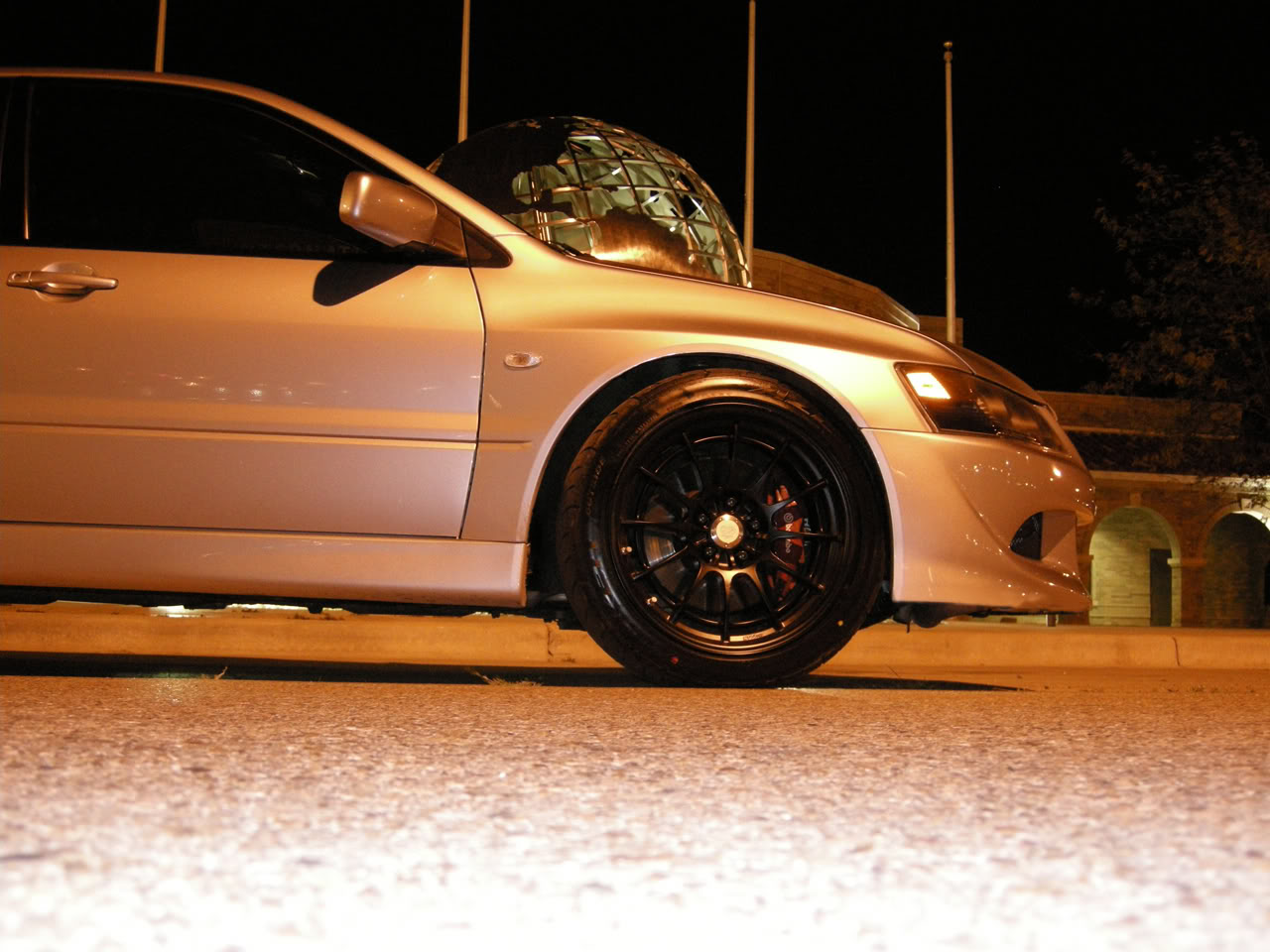 photo 3 Mitsubishi Lancer Evolution custom wheels Enkei NT03-M TF Limited Edition 18x9.5, ET +12, tire size 255/40 R18. 18x9.5 ET+27