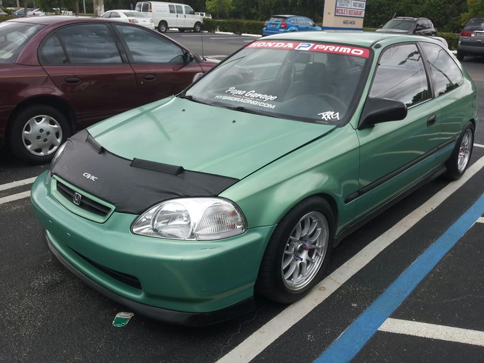 photo 1 Honda Civic custom wheels 949 Racing 15x8.0, ET +36, tire size 205/50 R15. x ET