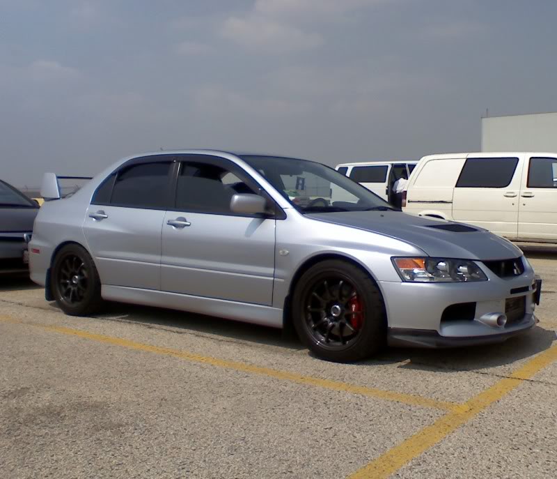 photo 1 Mitsubishi Lancer Evolution custom wheels Volk CE-28 17x9.0, ET , tire size X R17. x ET