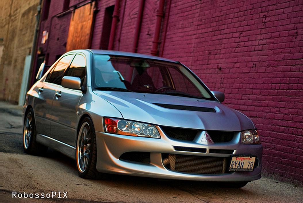 photo 2 Mitsubishi Lancer Evolution custom wheels Volk Racing SF Winning 18x9.0, ET +34, tire size 255/35 R18. x ET