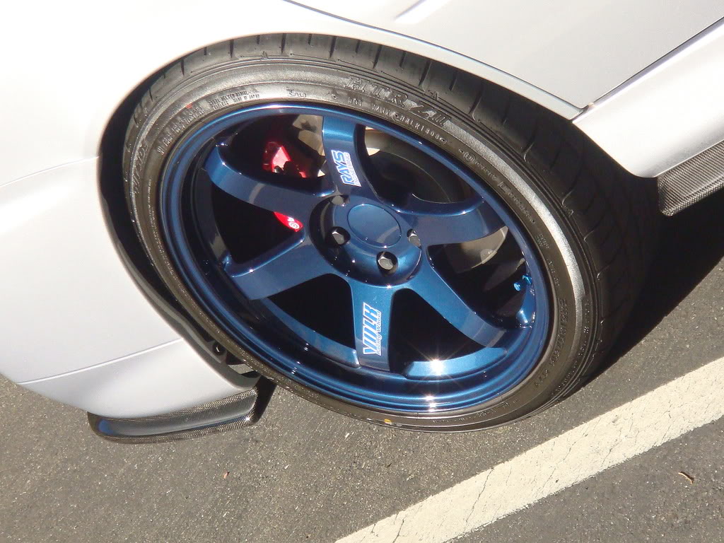 photo 2 Mitsubishi Lancer Evolution custom wheels Volk TE37 18x9.5, ET +22, tire size 245/40 R18. x ET