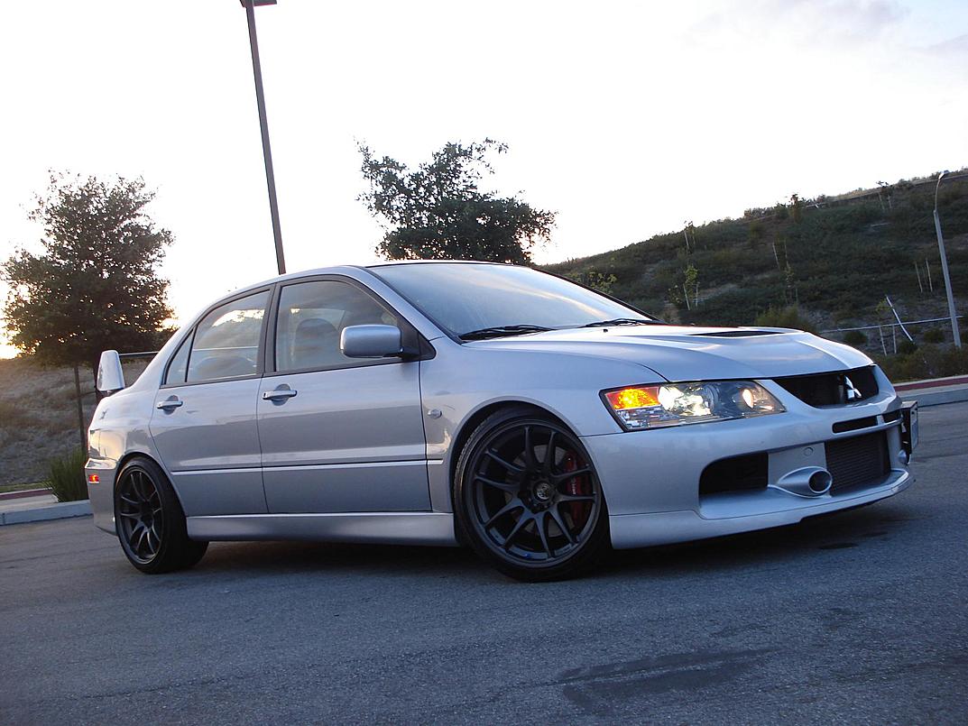 photo 1 Mitsubishi Lancer Evolution custom wheels Work Emotion CR-Kai 18x9.5, ET +20, tire size X R18. x ET 