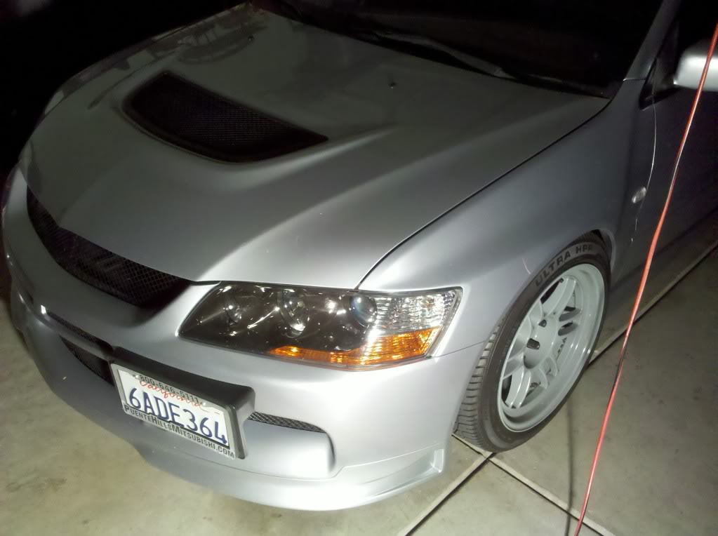 photo 2 Mitsubishi Lancer Evolution custom wheels Enkei RPF1 17x10.0, ET +18, tire size 255/40 R17. 17x10.0 ET+38