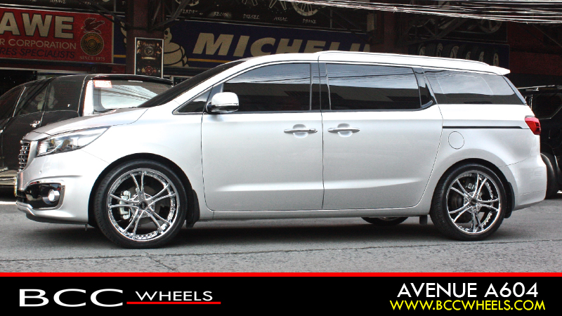 photo 2 Kia Sedona custom wheels Avenue A604 22x, ET , tire size 265/35 R22. x ET