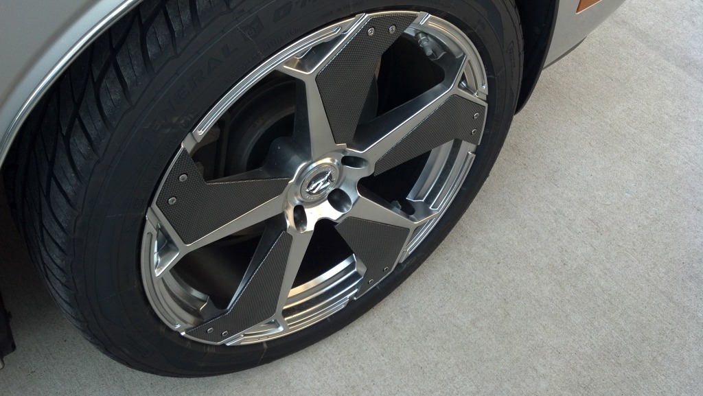 photo 3 Dodge Challenger custom wheels Zinik  z28 20x8.5, ET , tire size 245/45 R20. x ET 255/45 R