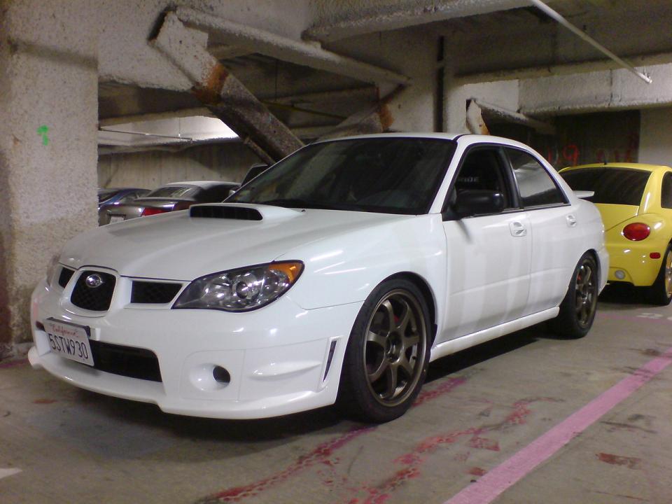 photo 2 Subaru Impreza WRX custom wheels MB Motorsports Weapon 18x8.0, ET +45, tire size 235/40 R18. x ET