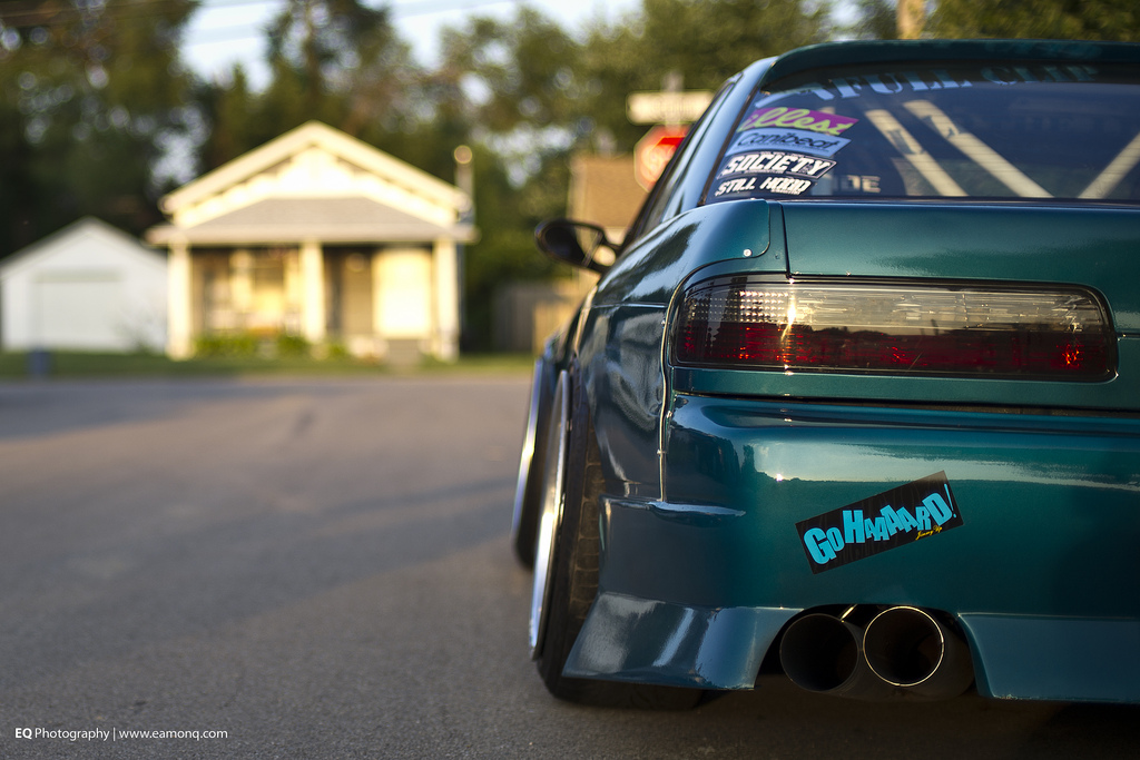 photo 1 Nissan S13 custom wheels Work Emitz 18x10.0, ET -17, tire size 225/40 R18. 18x11.5 ET-24 235/40 R18