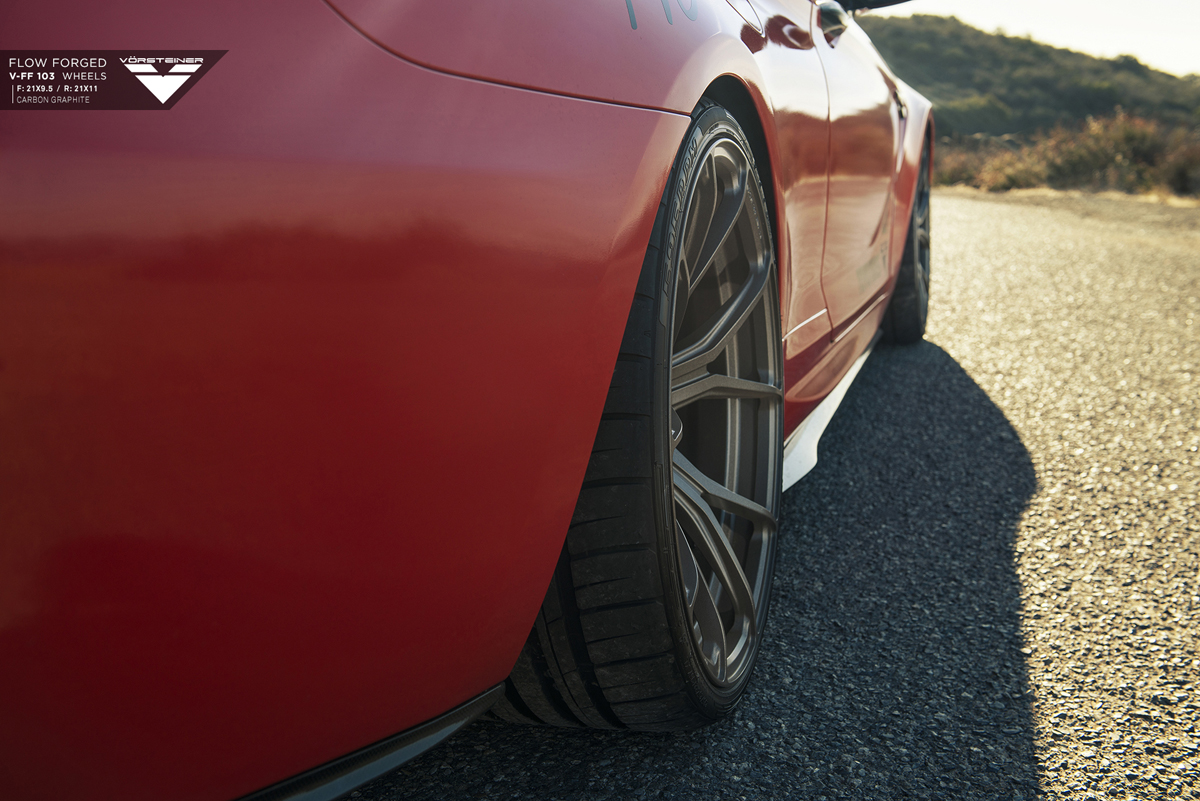 photo 5 BMW M6 custom wheels Vorsteiner VFF-103 21x9.5, ET , tire size X R21. 21x11.5 ET