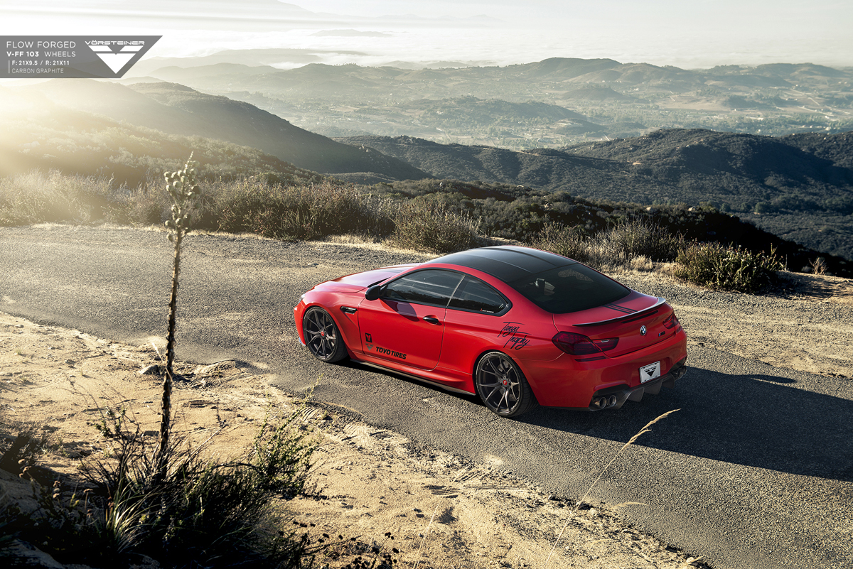 photo 6 BMW M6 custom wheels Vorsteiner VFF-103 21x9.5, ET , tire size X R21. 21x11.5 ET
