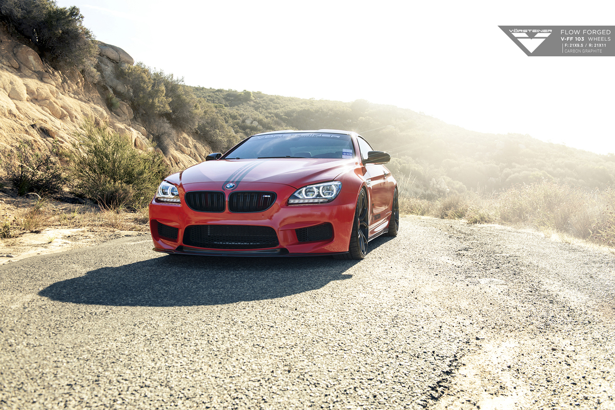 photo 7 BMW M6 custom wheels Vorsteiner VFF-103 21x9.5, ET , tire size X R21. 21x11.5 ET