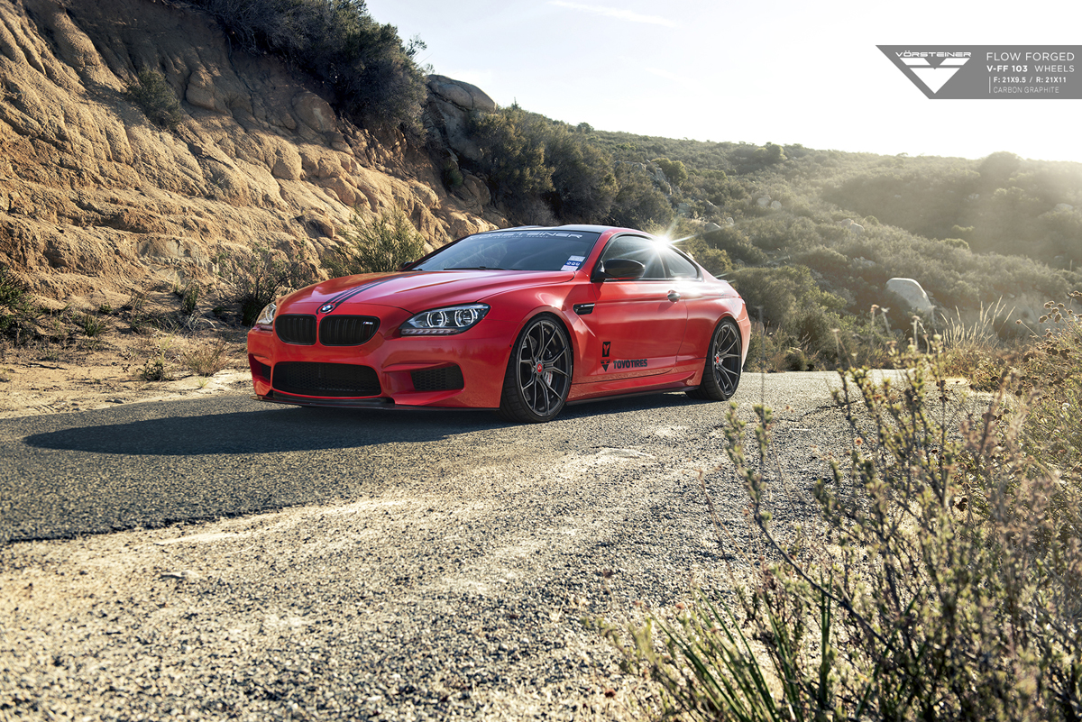 photo 8 BMW M6 custom wheels Vorsteiner VFF-103 21x9.5, ET , tire size X R21. 21x11.5 ET