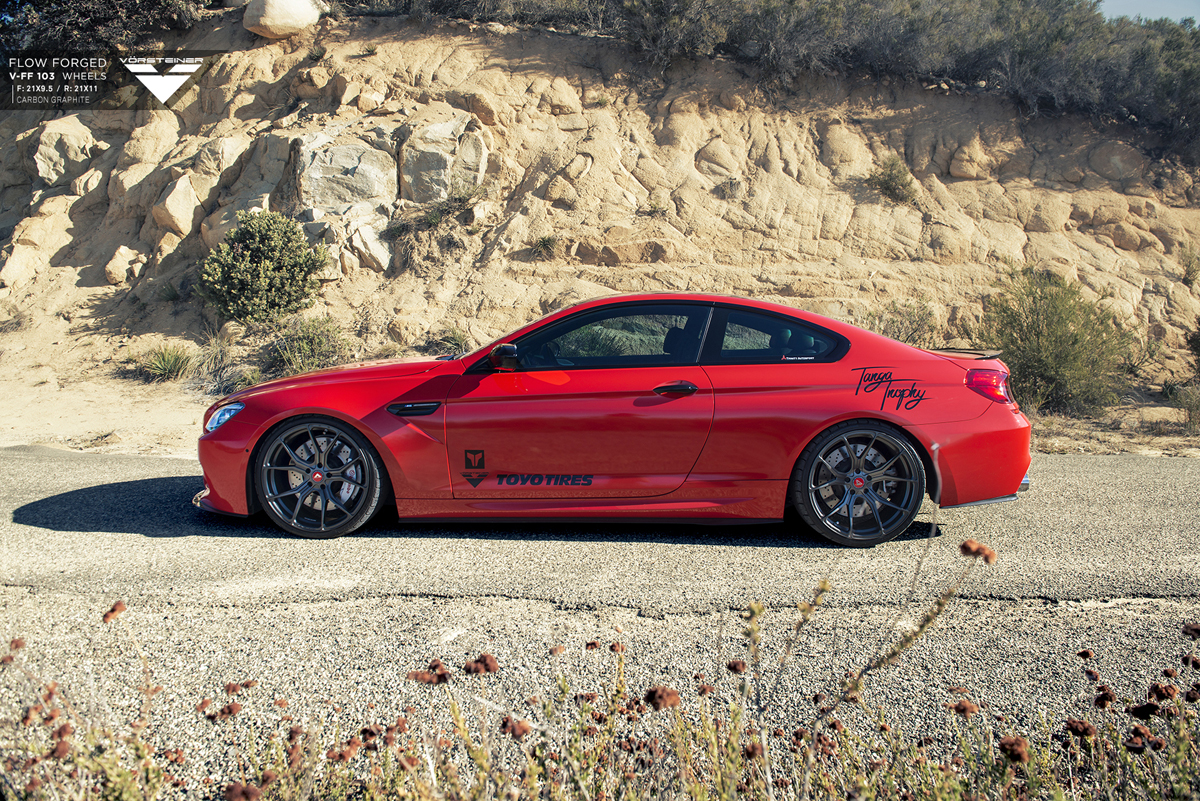photo 4 BMW M6 custom wheels Vorsteiner VFF-103 21x9.5, ET , tire size X R21. 21x11.5 ET