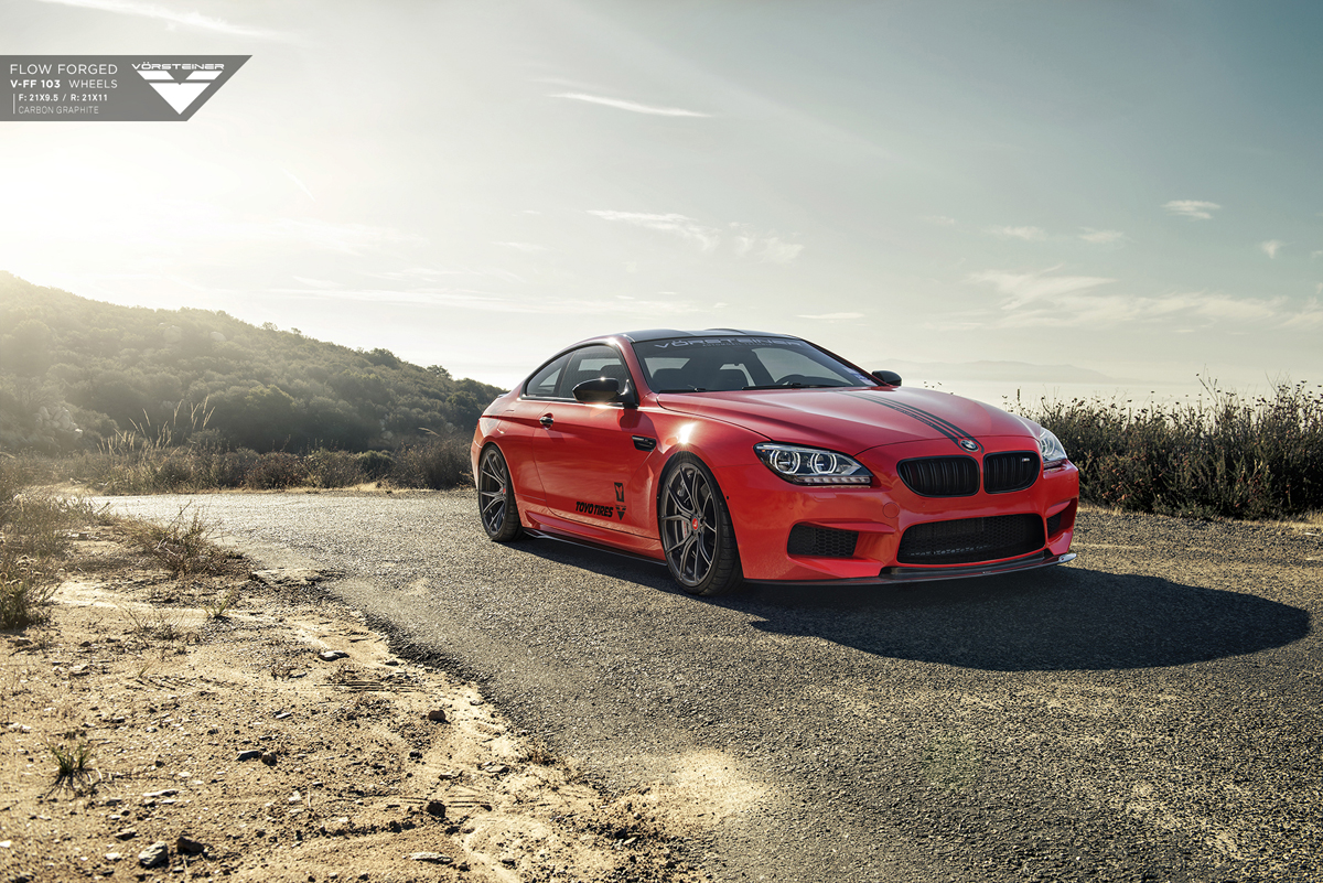 photo 2 BMW M6 custom wheels Vorsteiner VFF-103 21x9.5, ET , tire size X R21. 21x11.5 ET