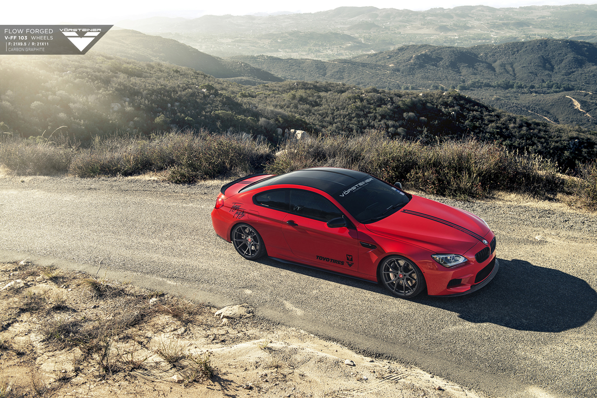 photo 9 BMW M6 custom wheels Vorsteiner VFF-103 21x9.5, ET , tire size X R21. 21x11.5 ET